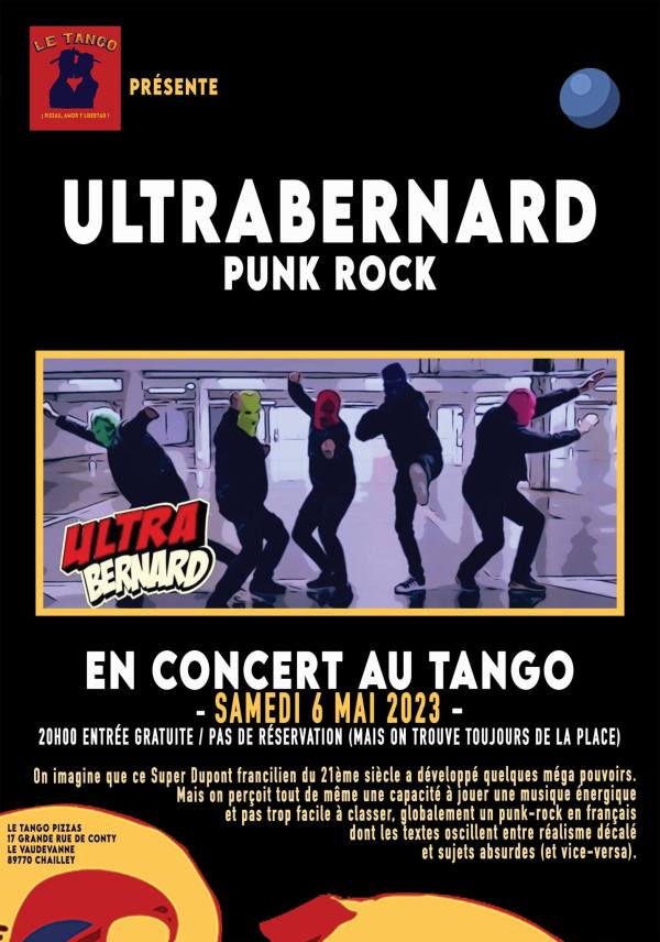 06/05/23 : Concert au Tango&nbsp;Pizza